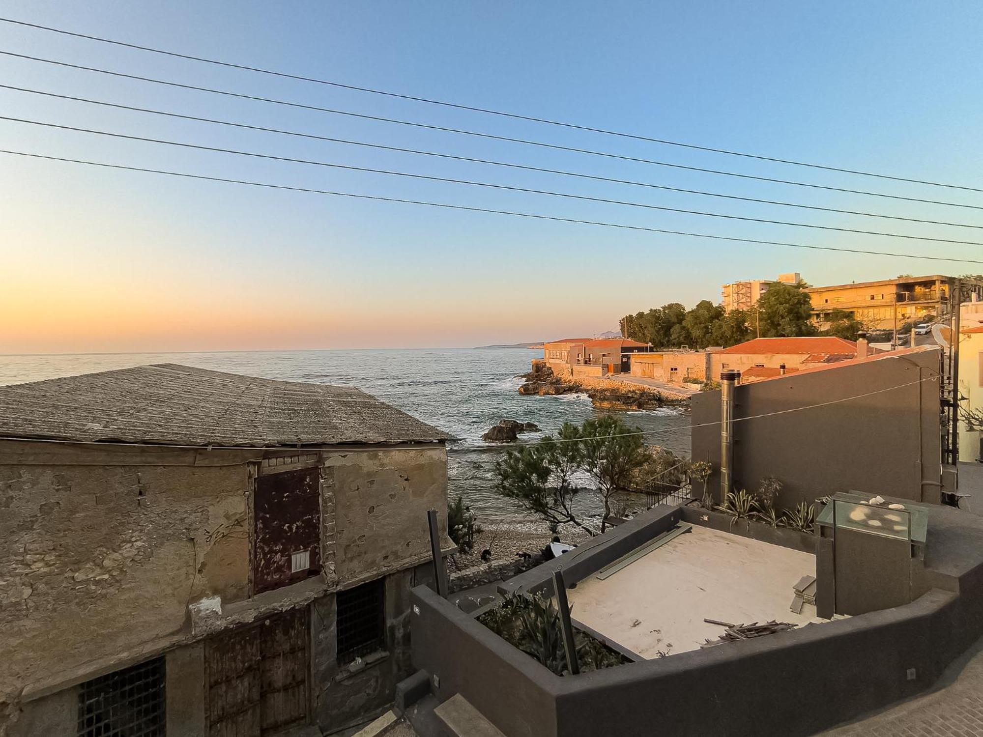 Charming Old Tannery House With Spacious Veranda And Stunning Sea View! Chania  Екстер'єр фото