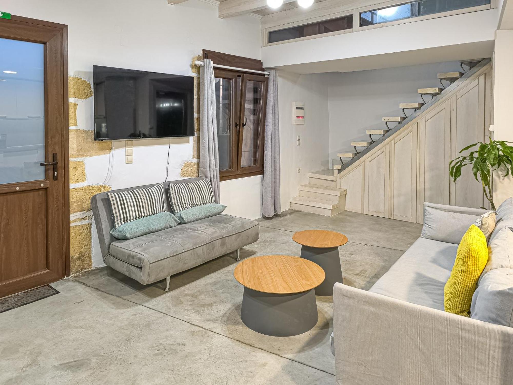 Charming Old Tannery House With Spacious Veranda And Stunning Sea View! Chania  Екстер'єр фото