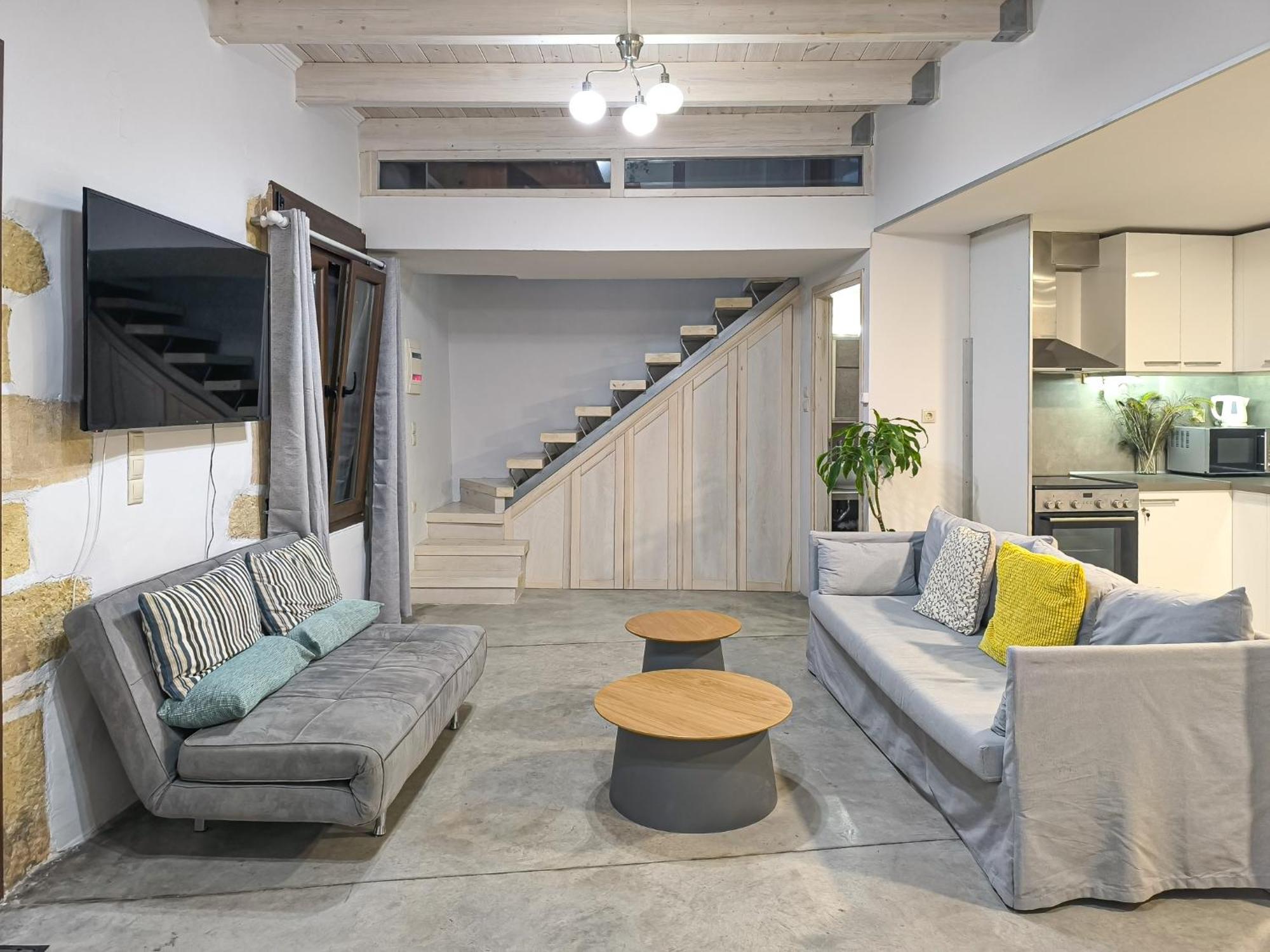 Charming Old Tannery House With Spacious Veranda And Stunning Sea View! Chania  Екстер'єр фото