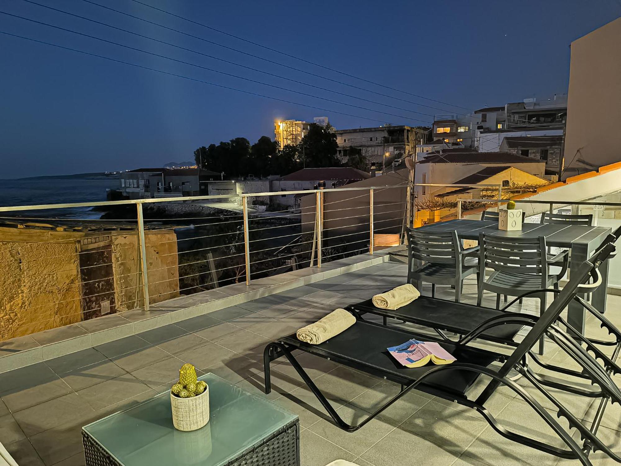 Charming Old Tannery House With Spacious Veranda And Stunning Sea View! Chania  Екстер'єр фото