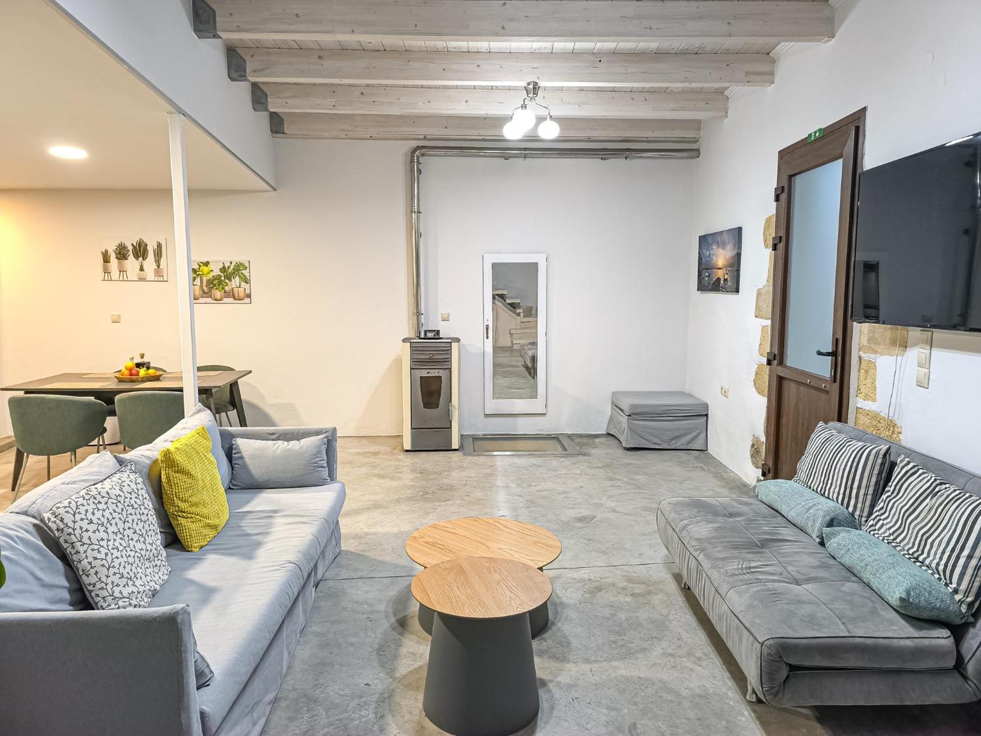 Charming Old Tannery House With Spacious Veranda And Stunning Sea View! Chania  Екстер'єр фото
