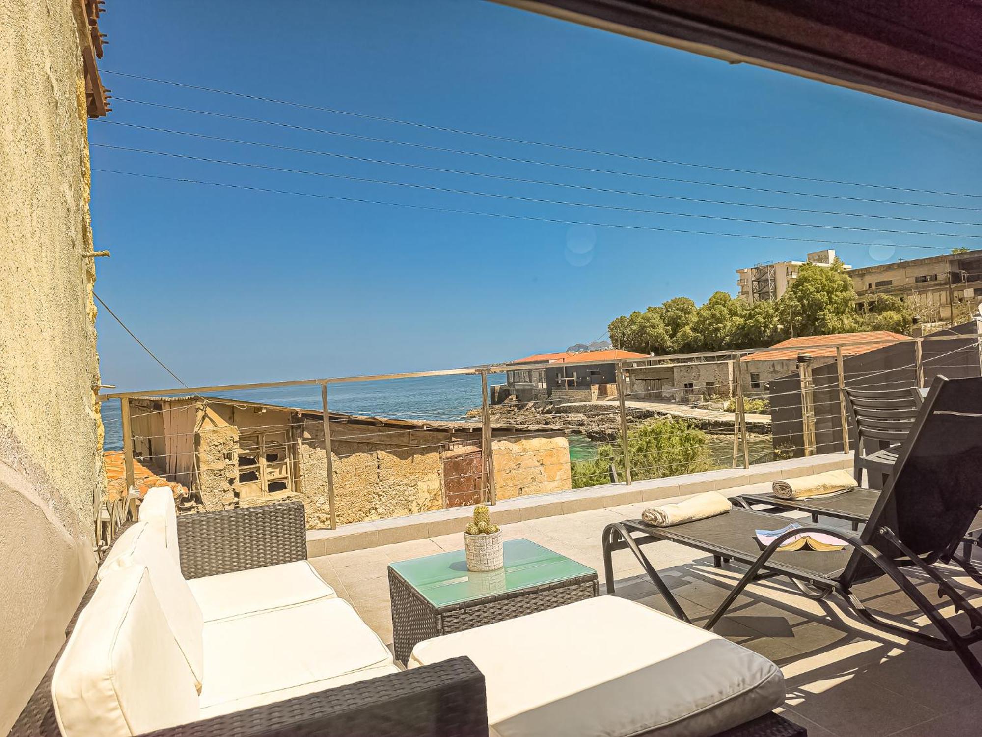 Charming Old Tannery House With Spacious Veranda And Stunning Sea View! Chania  Екстер'єр фото