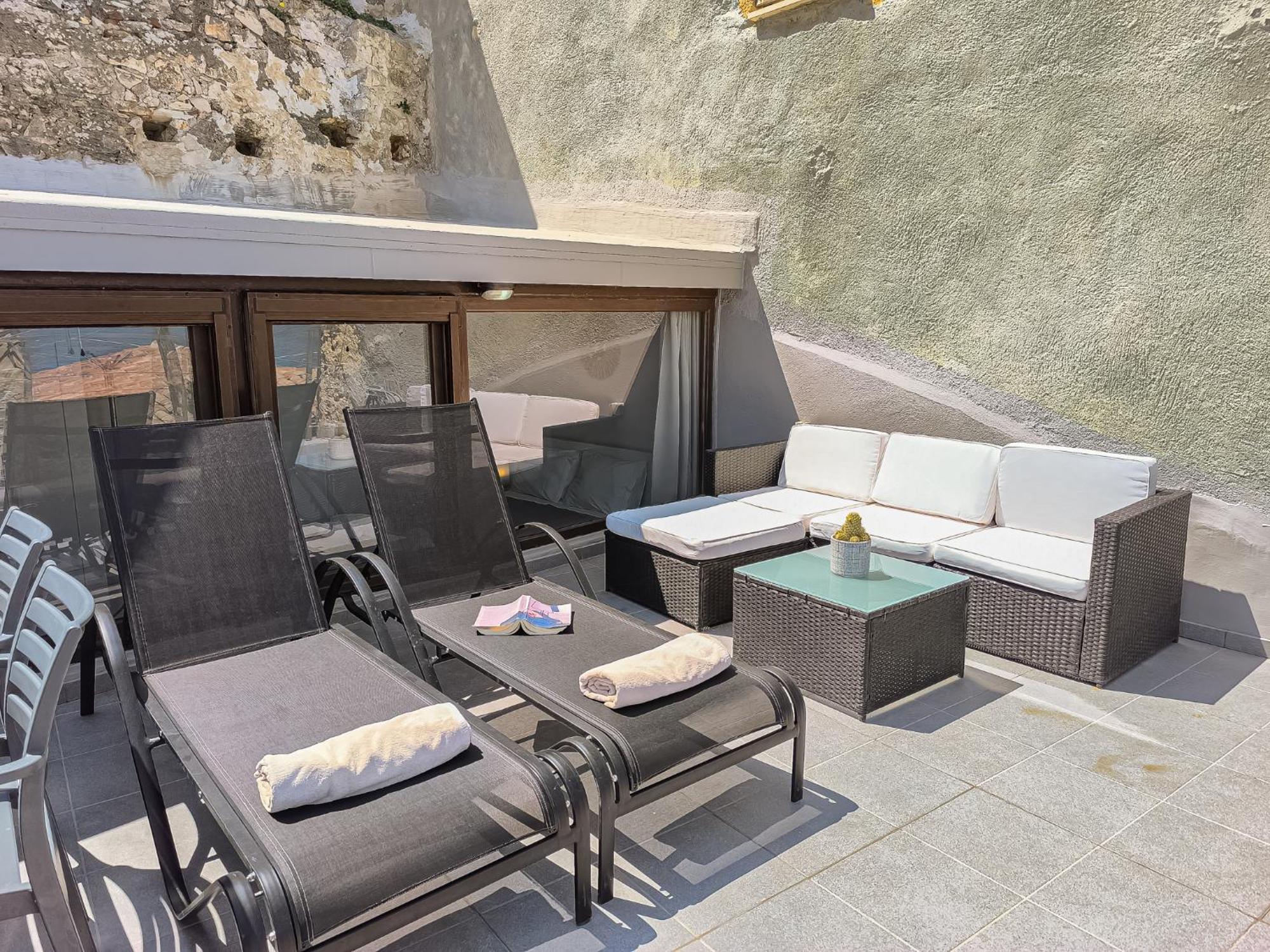 Charming Old Tannery House With Spacious Veranda And Stunning Sea View! Chania  Екстер'єр фото